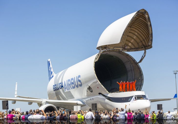 The Belugaxl Airlifter Brings A “smile” To Airbus Production Network Aviationnewseu 4409