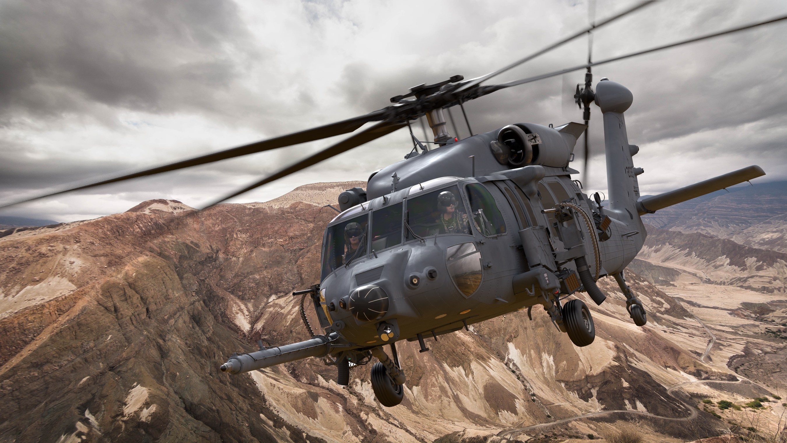 Sikorsky HH-60W Combat Rescue Helicopters Prepare For Flight Test ...