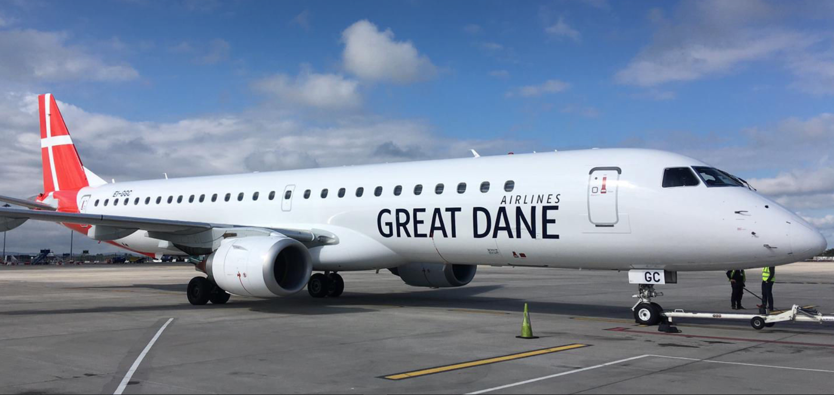 Î‘Ï€Î¿Ï„Î­Î»ÎµÏƒÎ¼Î± ÎµÎ¹ÎºÏŒÎ½Î±Ï‚ Î³Î¹Î± Embraer welcomes Great Dane Airlines to the E-Jets family of operators