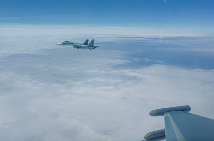 RAF And German Air Force Team Up To Intercept Russian Fighters And ...