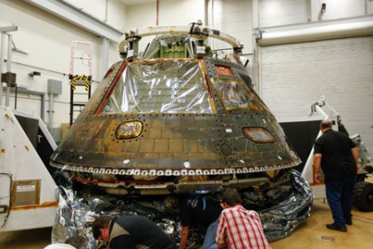 Orion EFT-1 at Waterton