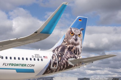Frontier Airlines A321 Tail