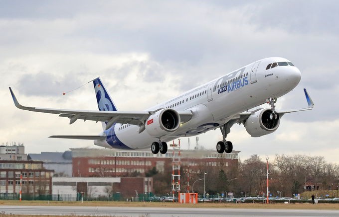 A321neo CFM engine First Flight