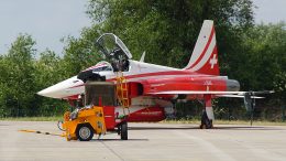 Northrop F-5E Tiger J-3086 Patrouille Suisse crashed near Leeuwarden Air Base Netherlands