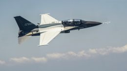 Lockheed Martin T-50A jet trainer takes flight in T-X competition