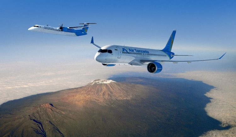 Bombardier CS300 and Q400 Air Tanzania