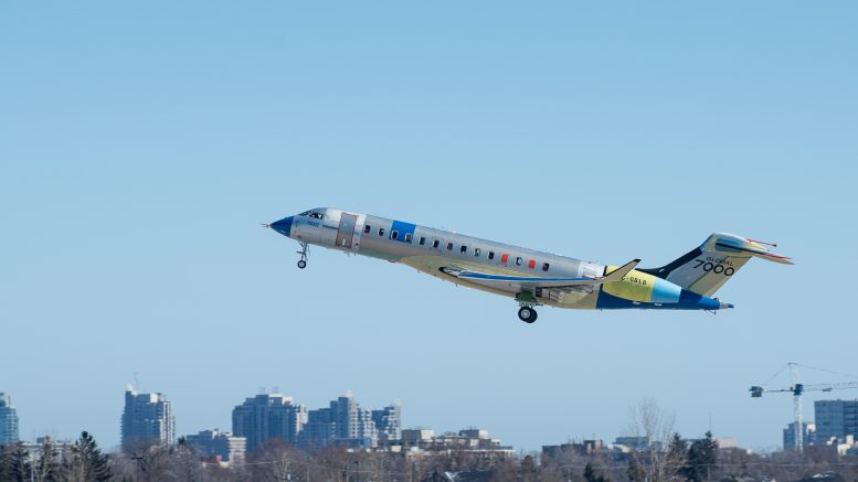 Bombardier Global 7000 second testplane