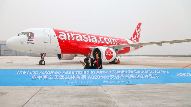 A320neo delivery AirAisia