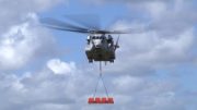 The Sikorsky CH-53K helicopter achieves a 36,000-pound lift for the first time at Sikorsky Development Flight Center in West Palm Beach, Florida, on Feb. 10, 2018. Image courtesy Sikorsky, a Lockheed Martin Company. (PRNewsfoto/Lockheed Martin)