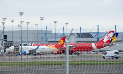 Airbus A320-214 F-WWDU Capital Airlines and Airbus A330-343 F-WWYI Thai AirAsia X