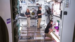 The Lockheed Martin Habitat Ground Test Article (HGTA) Lunar habitat prototype is designed to accommodate a variety of missions around the Moon. Photo courtesy: Lockheed Martin