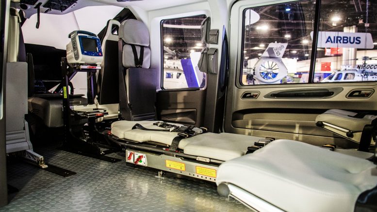 H160 air medical cabin
