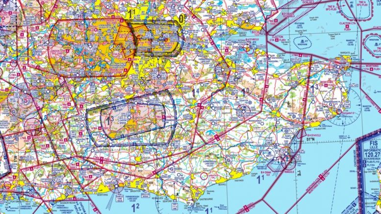 CAA chart Southern England