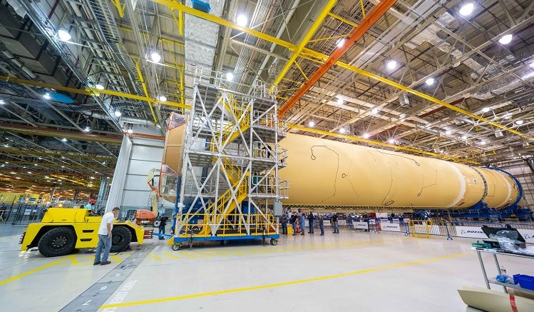 Rocket Stage Artemis I mission