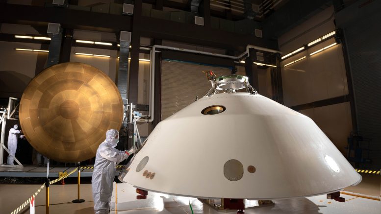 capsule-shaped aeroshell Mars Rover