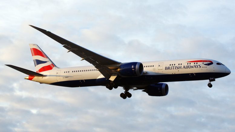 Boeing 787-8 Dreamliner G-ZBKE British Airways