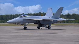 First Super Hornet Blue Angel Test Jet