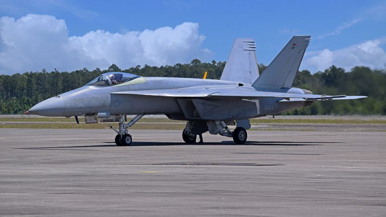 First Super Hornet Blue Angel Test Jet