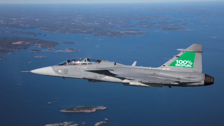 Saab Gripen BioFuel Flighttest
