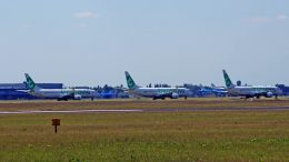 Covid-19 stored aircraft Amsterdam - Schiphol, Netherlands