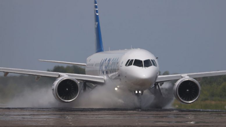 MC-21-300 aircraft engine water protection tests