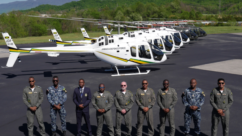 Bell 505 Jet Ranger X delivery to the Jamaica Defence Force (JDF)