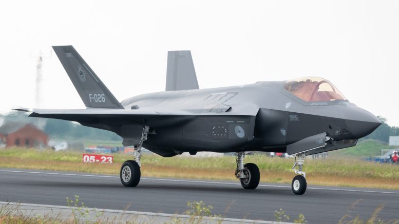 Lockheed Martin F-35A Lightyning II F-026 313 Sqn Royal Netherlands Air Force