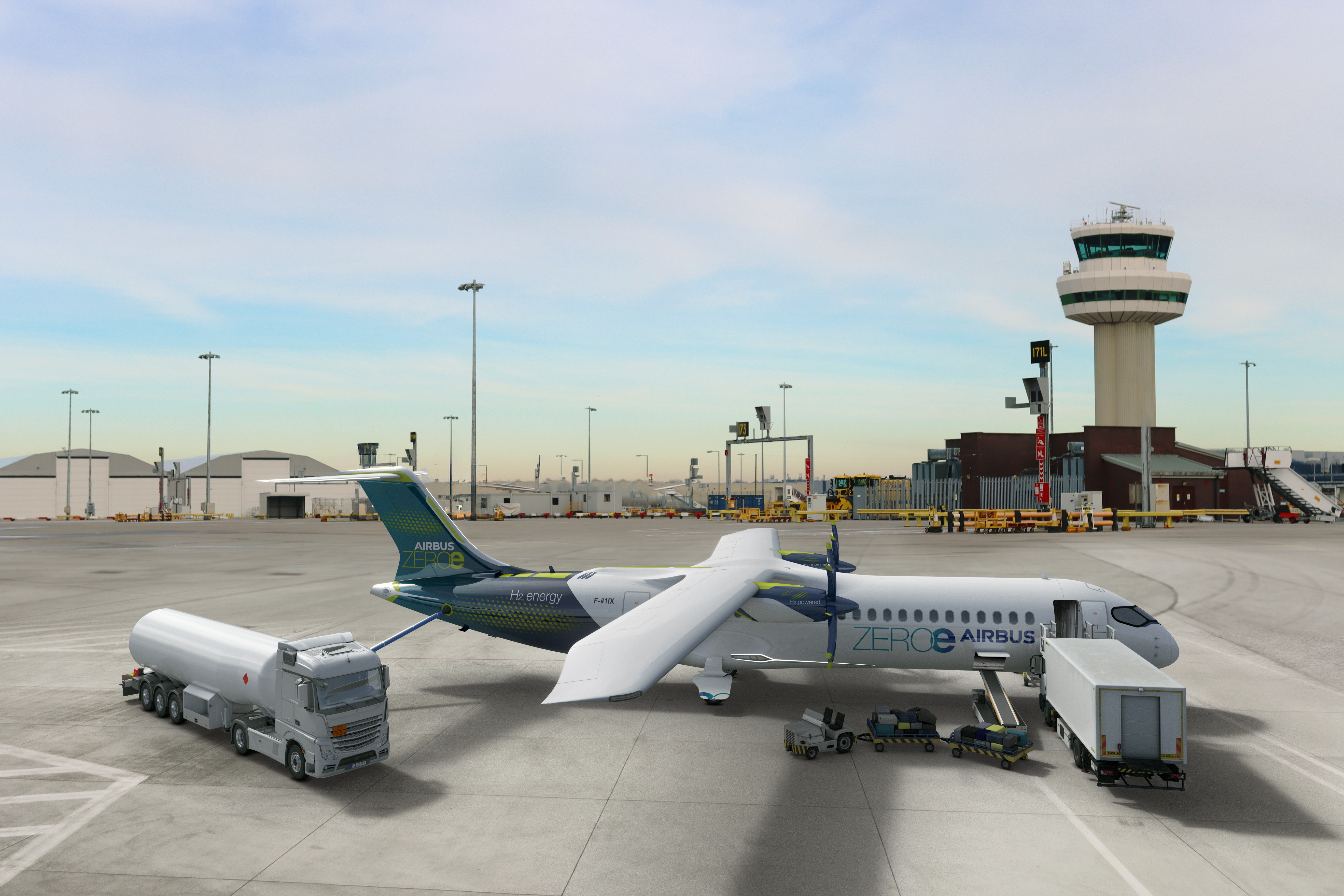 Airbus zeroE at London Gatwick