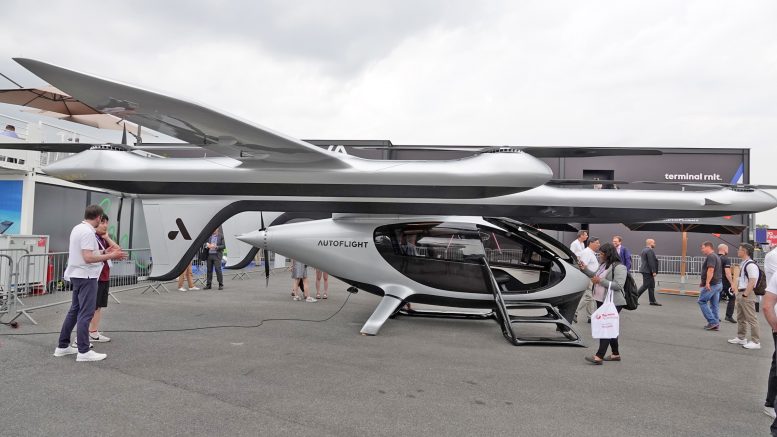 Autoflight Aviation Technology AutoFlight eVTOL at Paris Air Show 2023 | Rob Vogelaar