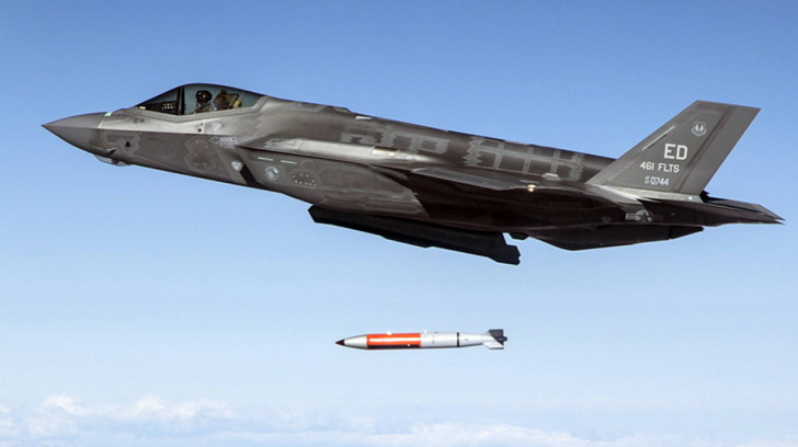 (Archive) F-35 dropping a B61-12 tactical nuclear bomb
