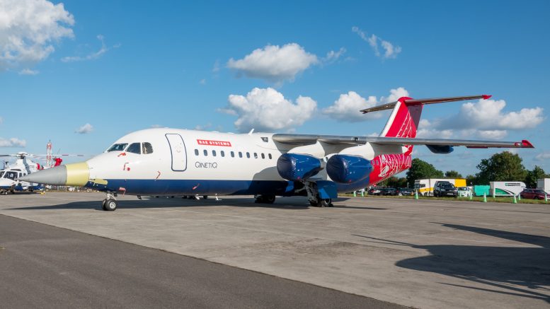 BAe 146-RJ100 G-ETPL QCFO QinetiQ at RIAT 2024, RAF Fairford
