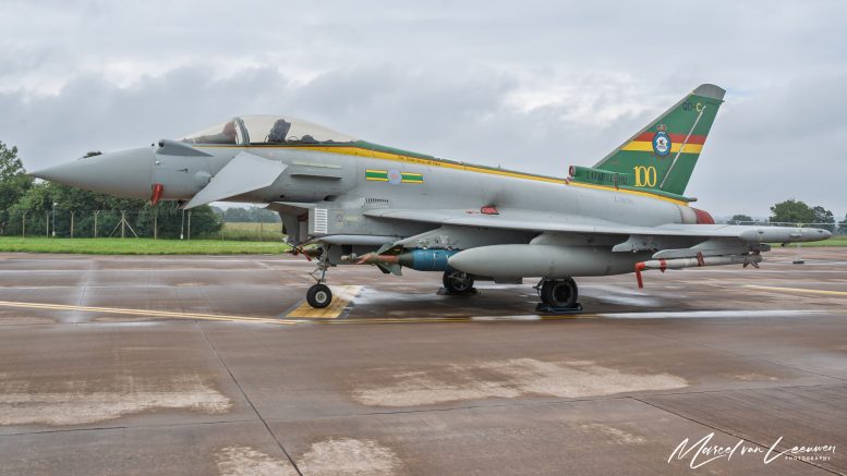 Eurofighter EF-2000 Typhoon FGR4 UK air show ZJ936