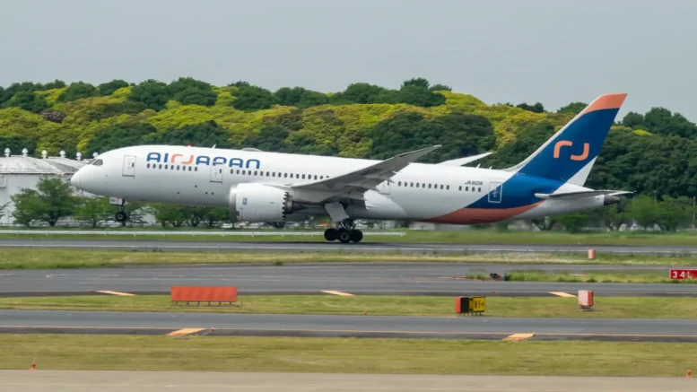 Air Japan Boeing 787-8 JA801A at Narita IAP