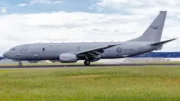 Australia’s 13th P-8A Poseidon arrives at RAAF Base Edinburgh, South Australia (Commonwealth of Australia image).