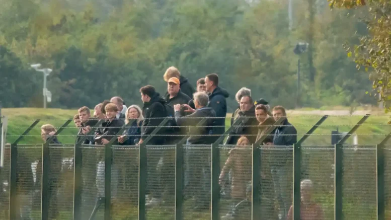 Spotters at the Spottershil at Volkel Air Base