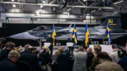 Zelenskyy and Kristersson Announce Gripen Fighter Jet Deal at Saab’s Linköping Facility