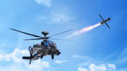 AH-64 Apache shooting