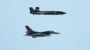 AYRAKTAR KIZILELMA LOCKED ONTO AN F-16, SCORED A DIRECT HIT IN SIMULATED FIRE