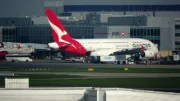 Airbus A380-842 VH-OQG Qantas at London Heathrow Airport