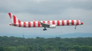 Boeing 757-300 D-ABON Condor landing at Frankfurt Airport
