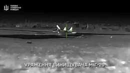 Russian MiG-29 destroyed