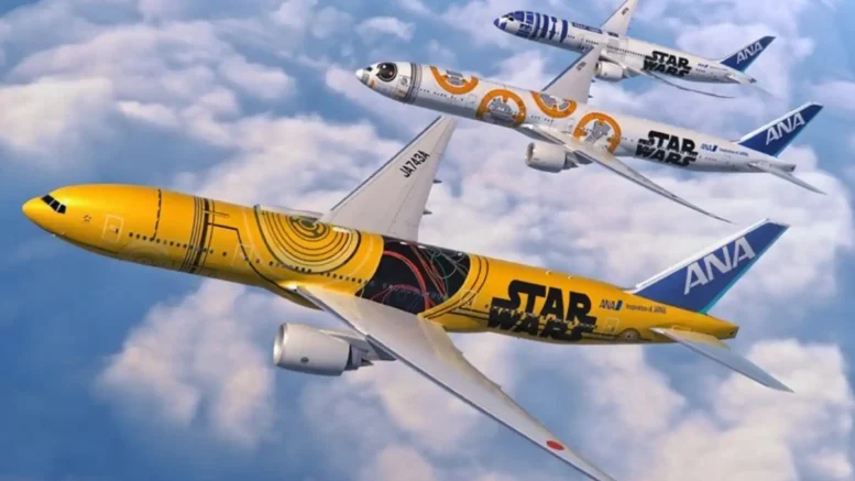 Star Wars ANA Planes