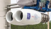 Rolls-Royce F130 engines for the B-52J during testing at the NASA Stennis Space Center. (Image credit: Rolls-Royce)