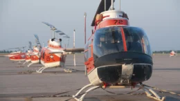 U.S. Navy TH-57 Sea Ranger helicopters