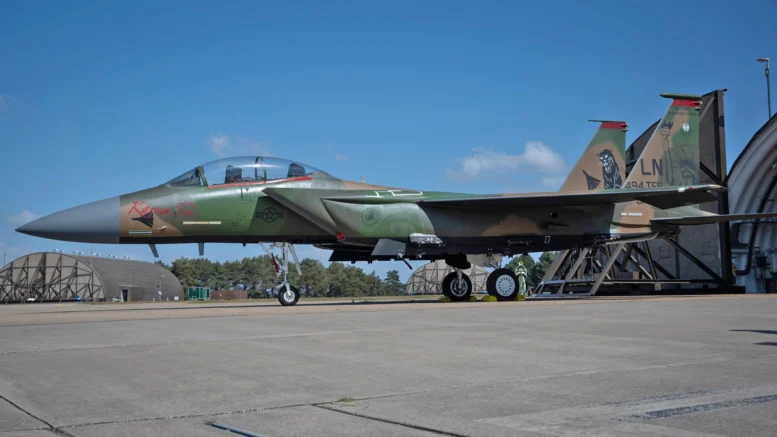 USAF 48th Fighter Wing has officially revealed a commemorative F-15E Strike Eagle tail flash to honor the legacy of Operation El Dorado Canyon.
