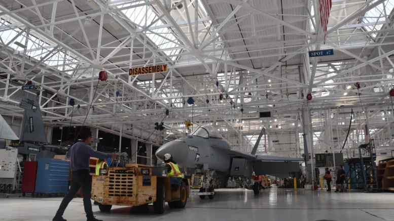 FRCSW Produces First Organic Super Hornet to Undergo Block III Modifications