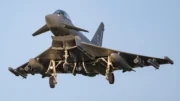 RAF Typhoon with APKWS laser-guidance kit
