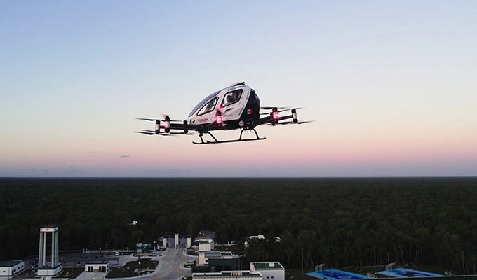 EHang EH216-S pilotless eVTOL