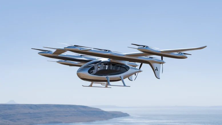 AutoFlight V2000EM Prosperity passenger electric vertical takeoff and landing (eVTOL) aircraft