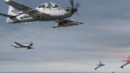 Embraer A-29 Super Tucano counters Unmanned Aerial Systems (Credit: Embraer)